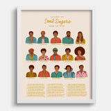 Chart of Soul Singers