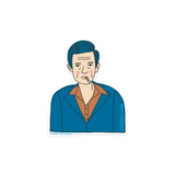 Johnny Cash Sticker