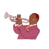 Louis Armstrong Sticker