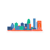 Louisville Skyline Sticker