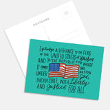 Pledge of Allegiance Postcard